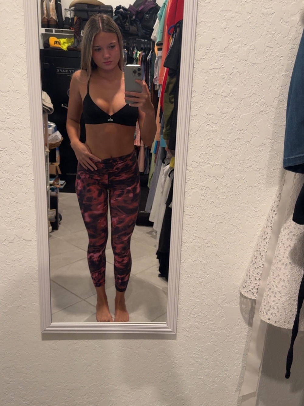 lululemon athletica Pink Tie-Dye High-Rise Leggings